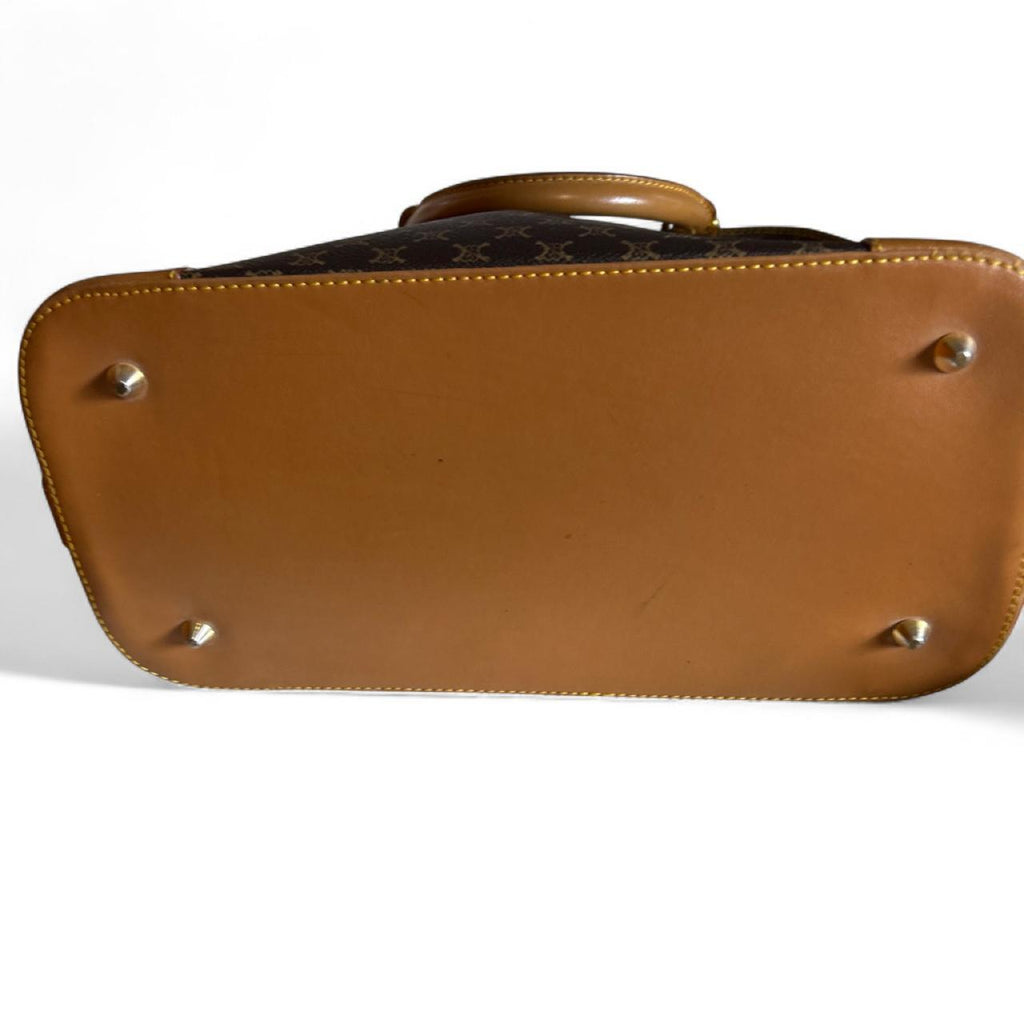Vintage Luigi Collection Monogram Top Handle Satchel - Image 3