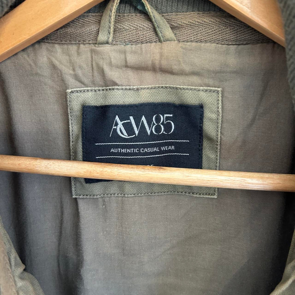 ACE85 Men's Olive Green Utility Field Jacket - Image 6