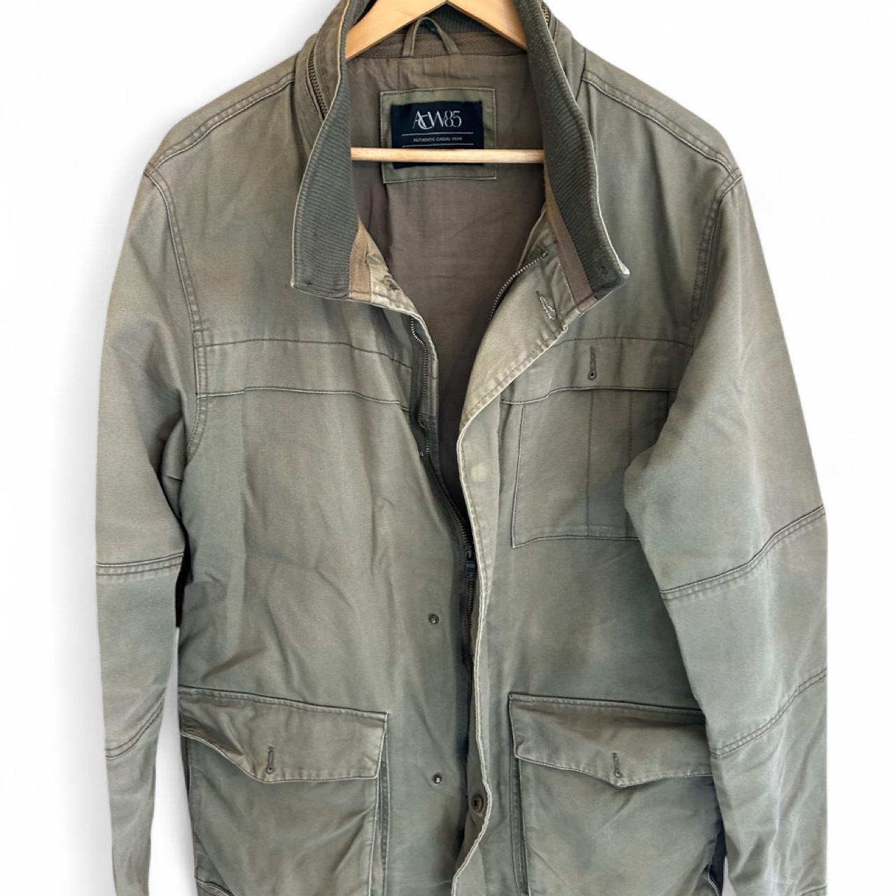 ACE85 Men's Olive Green Utility Field Jacket - Image 7