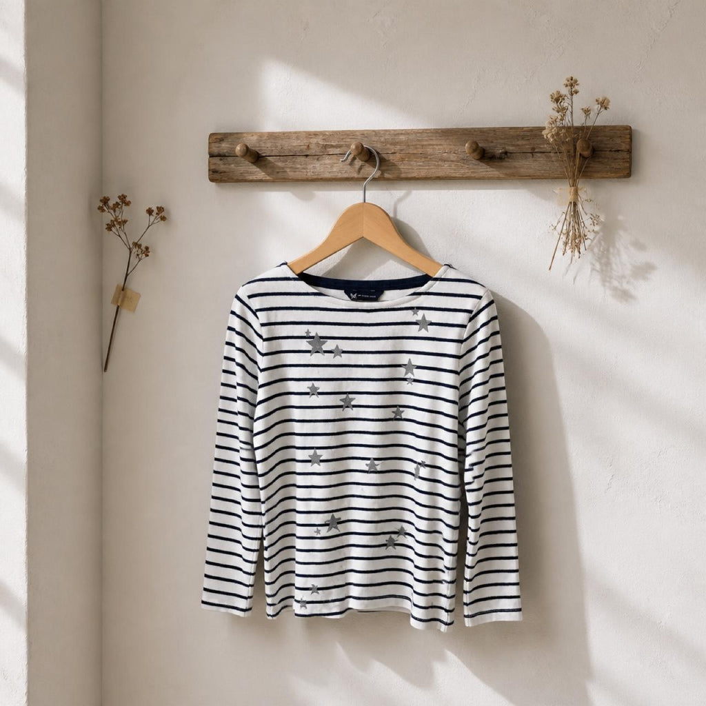 Crew Clothing Company Women's Long Sleeve Striped Top - Image 2