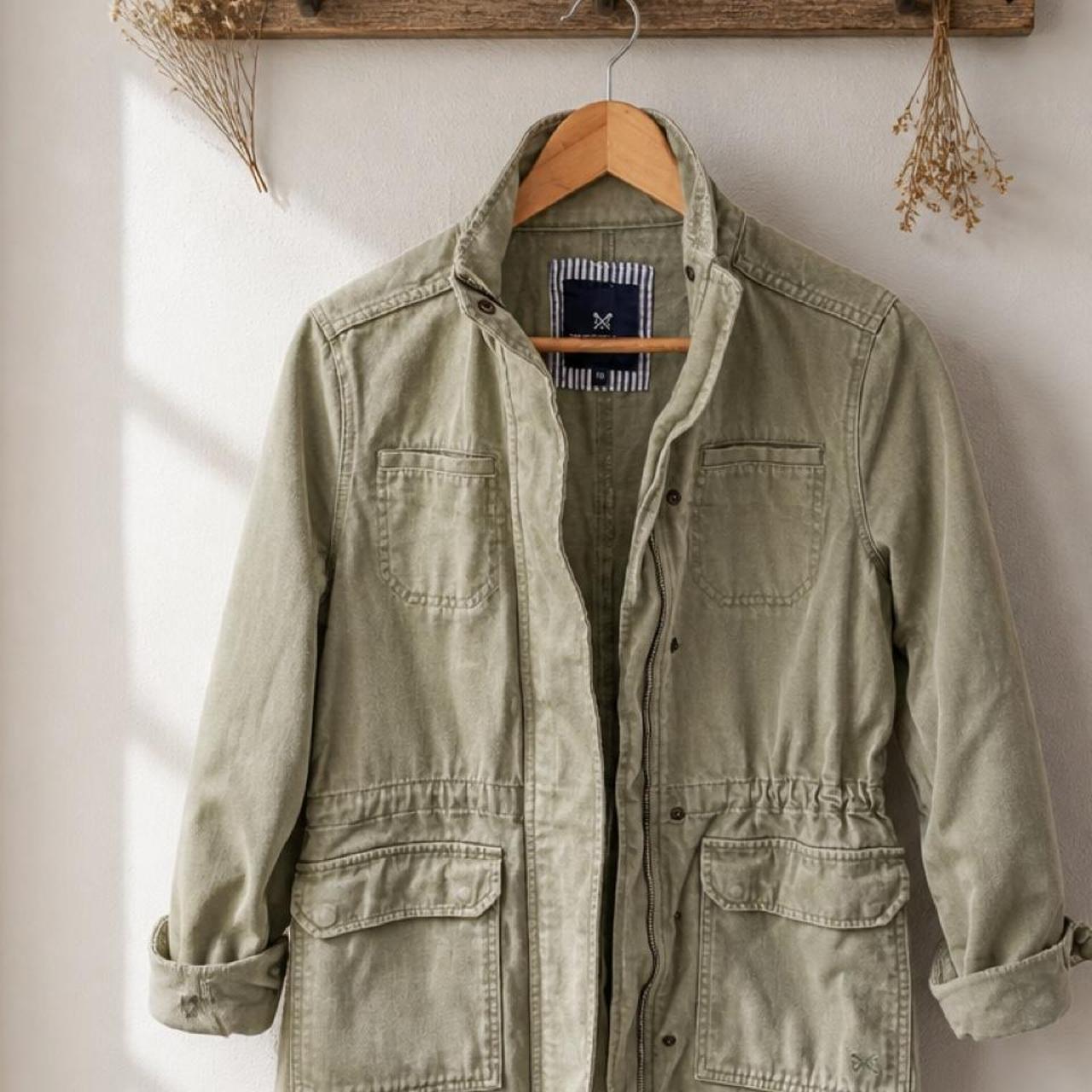 Crew Clothing Company Women's Utility Jacket In Olive Green - Image 2