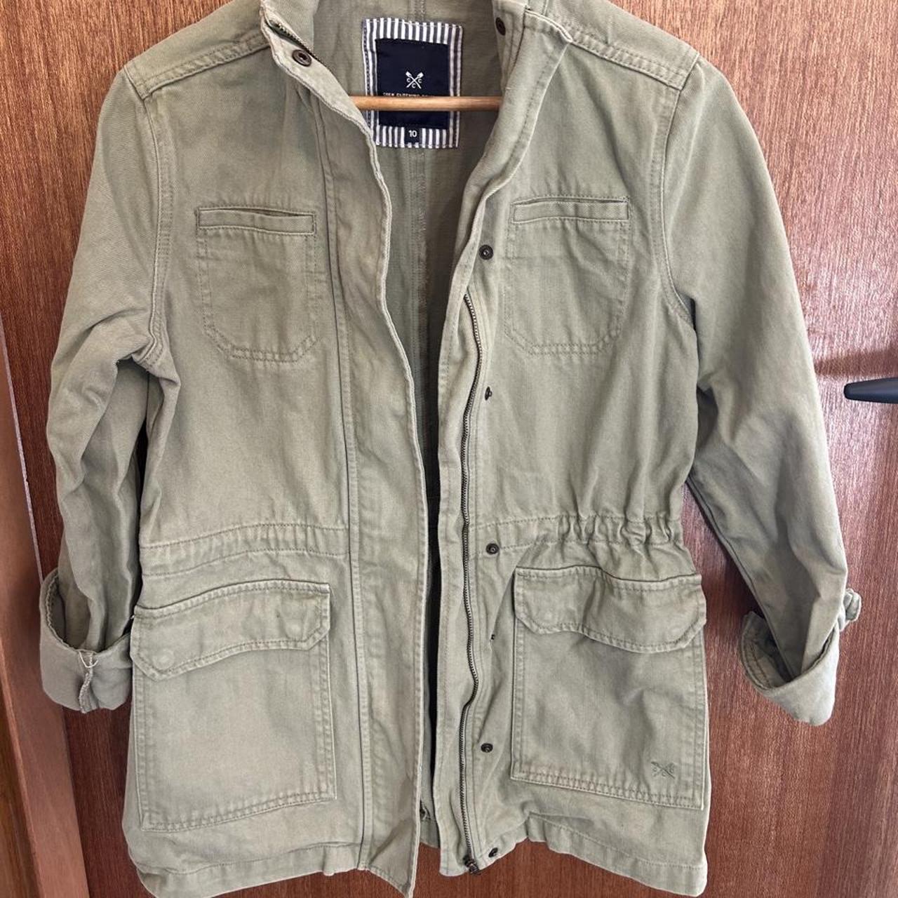 Crew Clothing Company Women's Utility Jacket In Olive Green - Image 5