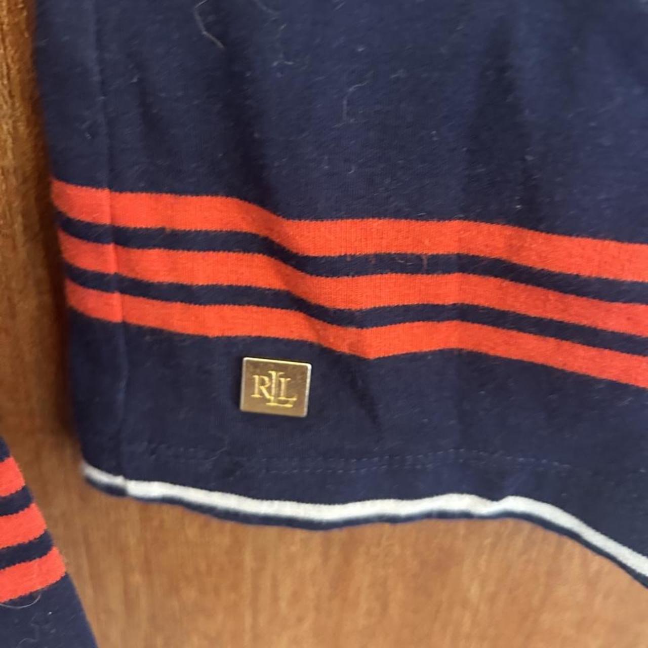 Lauren Ralph Lauren Striped Bell Sleeve Blouse - Image 3