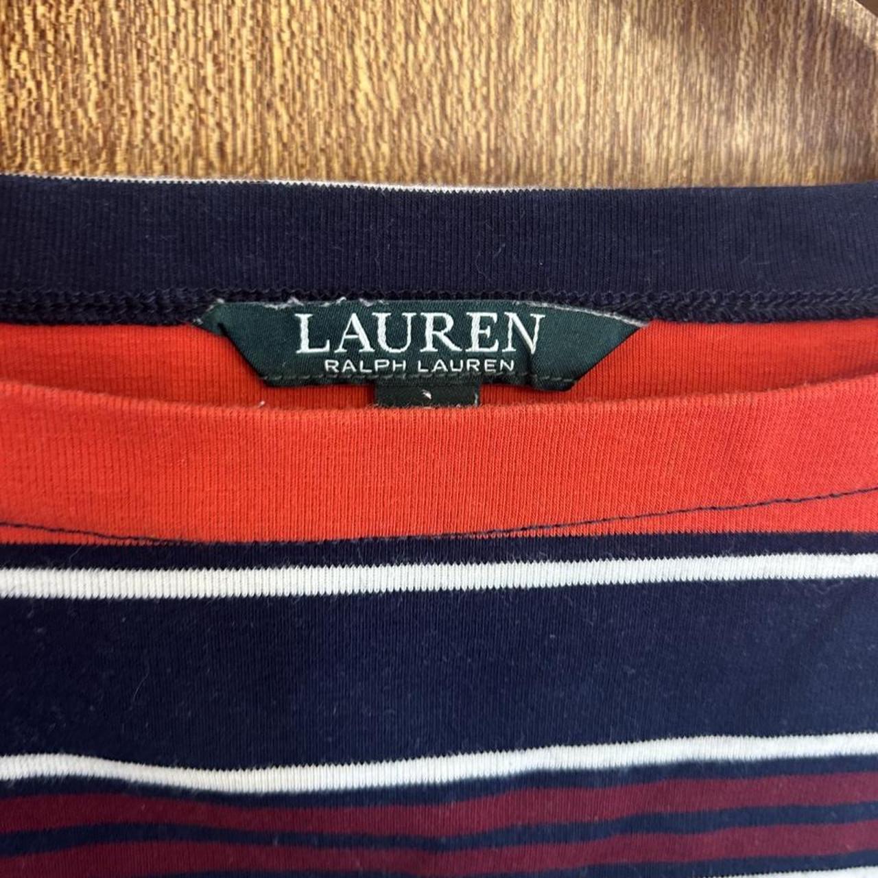 Lauren Ralph Lauren Striped Bell Sleeve Blouse - Image 5