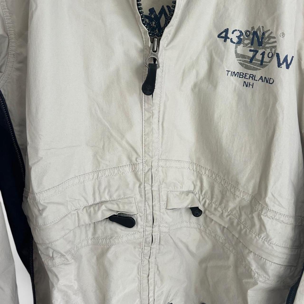 Timberland Lightweight Zip Up Jacket Cream - Image 5