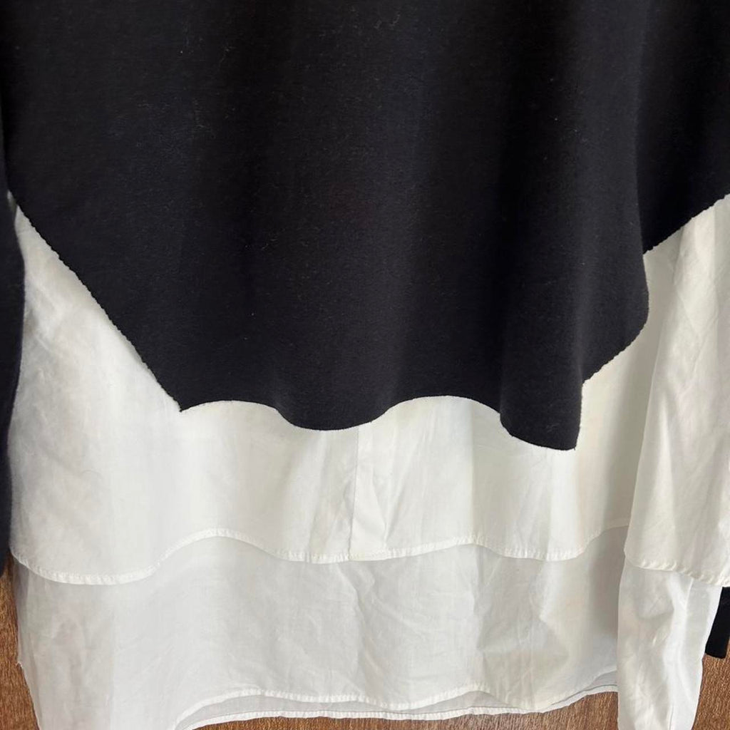 Caroline Morgan Australia Navy Layered Knit Jumper - Image 3