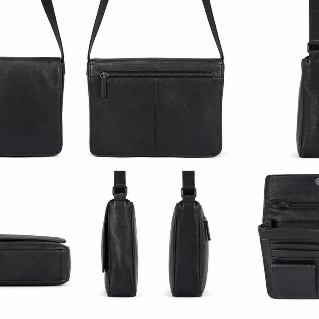 Saint Valentine Genuine Leather Crossbody Handbag - Image 6