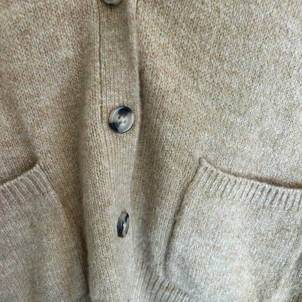 Dannii Minogue Petites Cropped Cardigan Tan - Image 6