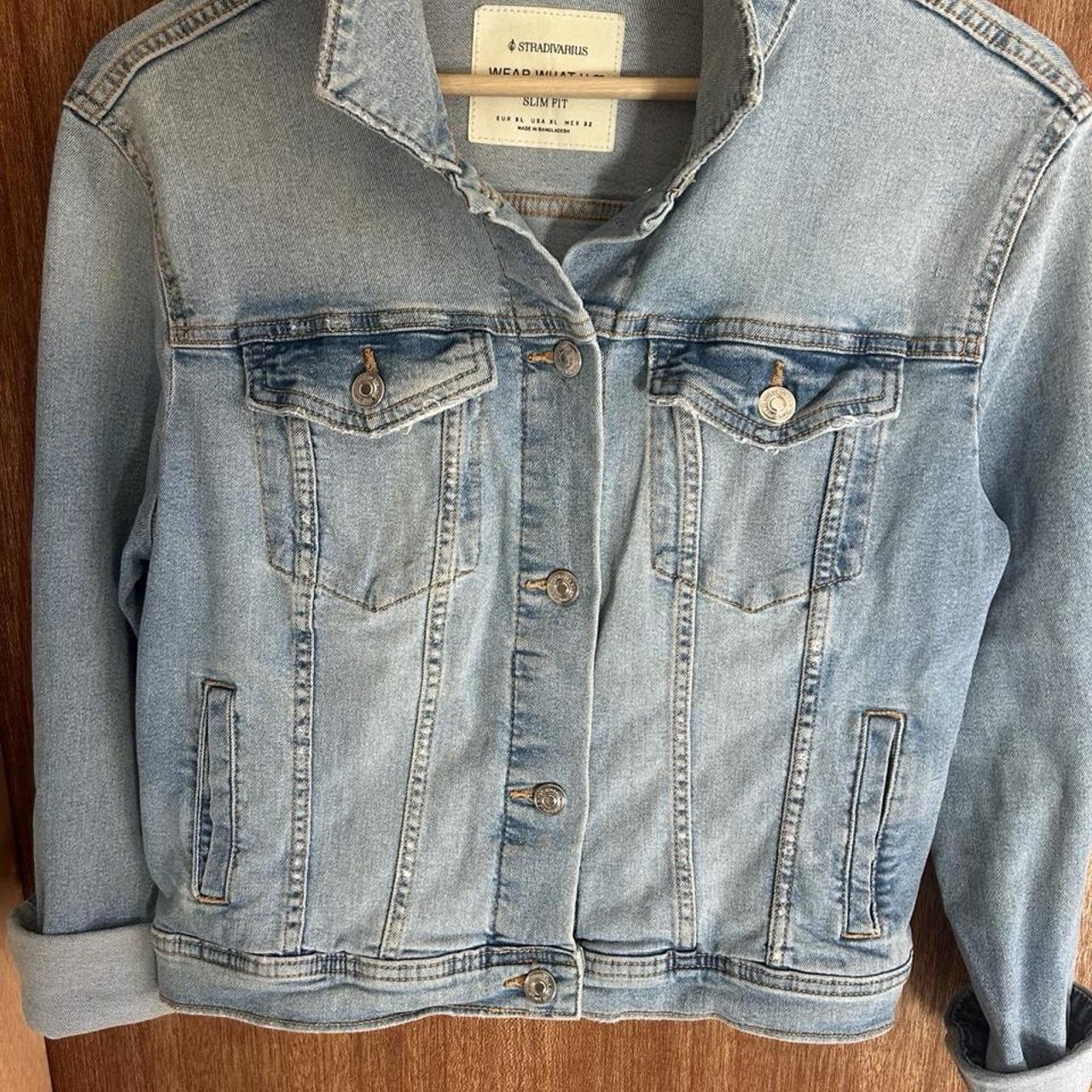 Stradivarius Wear What U Love Vintage Distressed Denim Jacket - Image 7