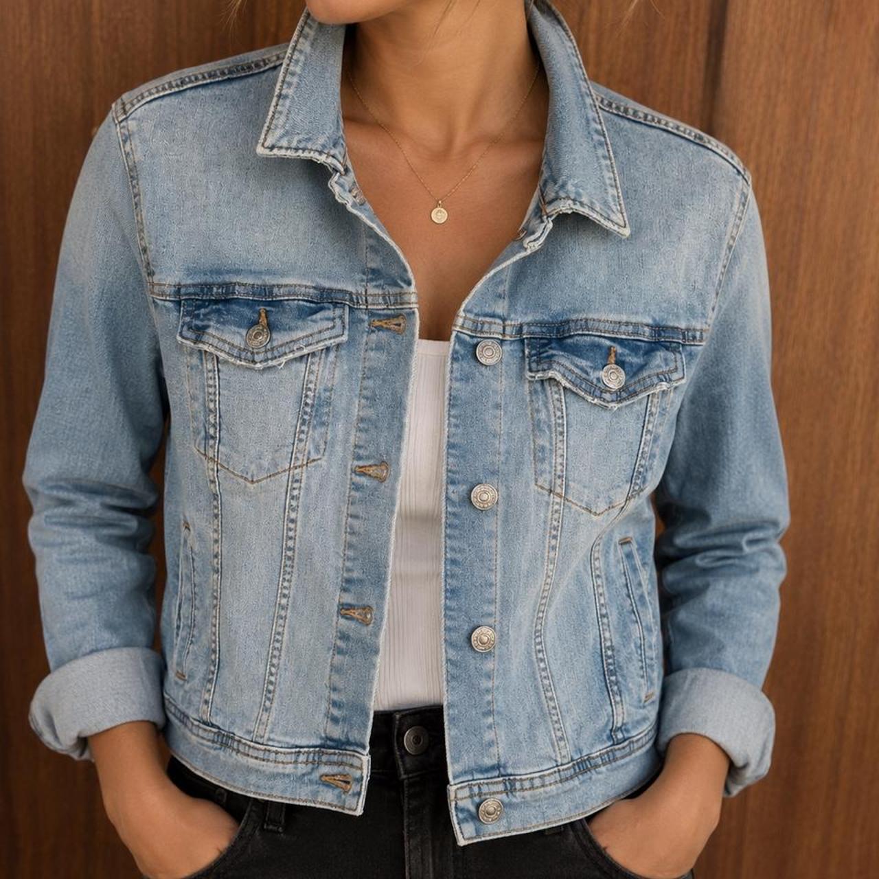 Stradivarius Wear What U Love Vintage Distressed Denim Jacket - Image 8