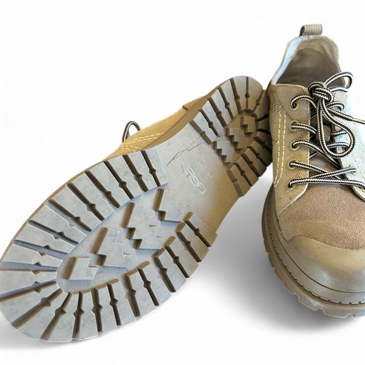 OGE Women’s Lace-Up Casual Shoes Tan - Image 2