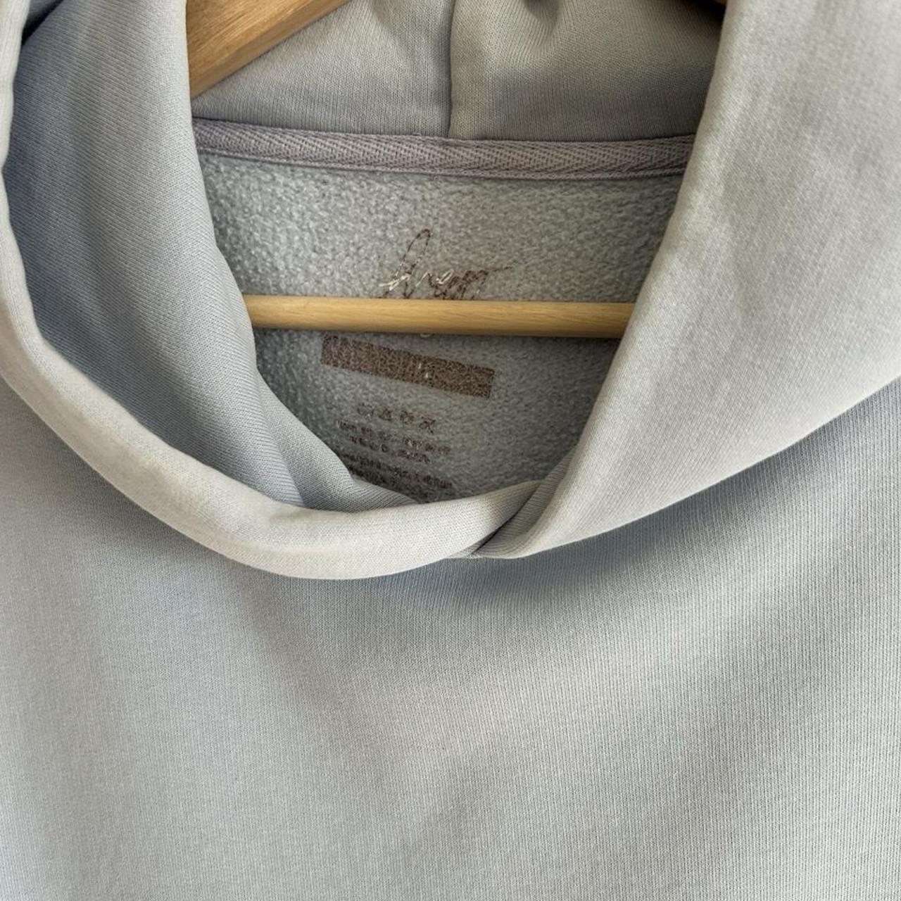 Fuego Oversized Fleece Hoodie In Baby Blue - Image 3