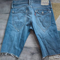 Levi's 504 Straight Cut-Off Denim Shorts - Image 1