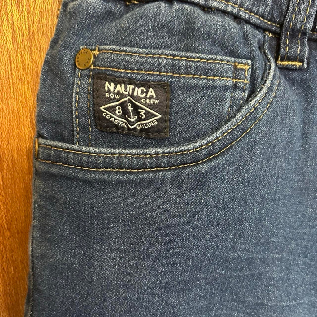 Nautica Women's Stretch Denim Shorts Blue - Image 4