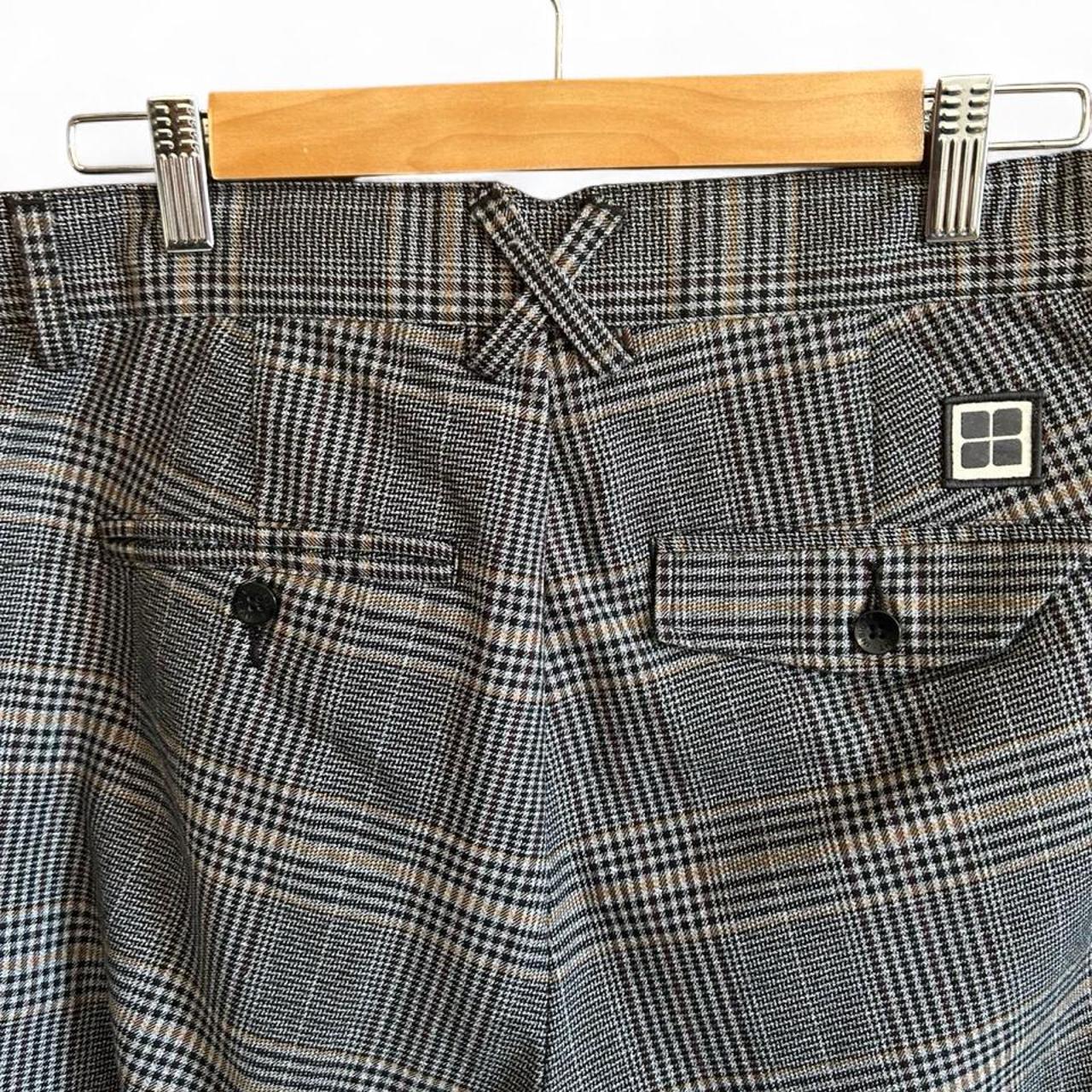 Insight Women's Grey Check Pants - Image 3
