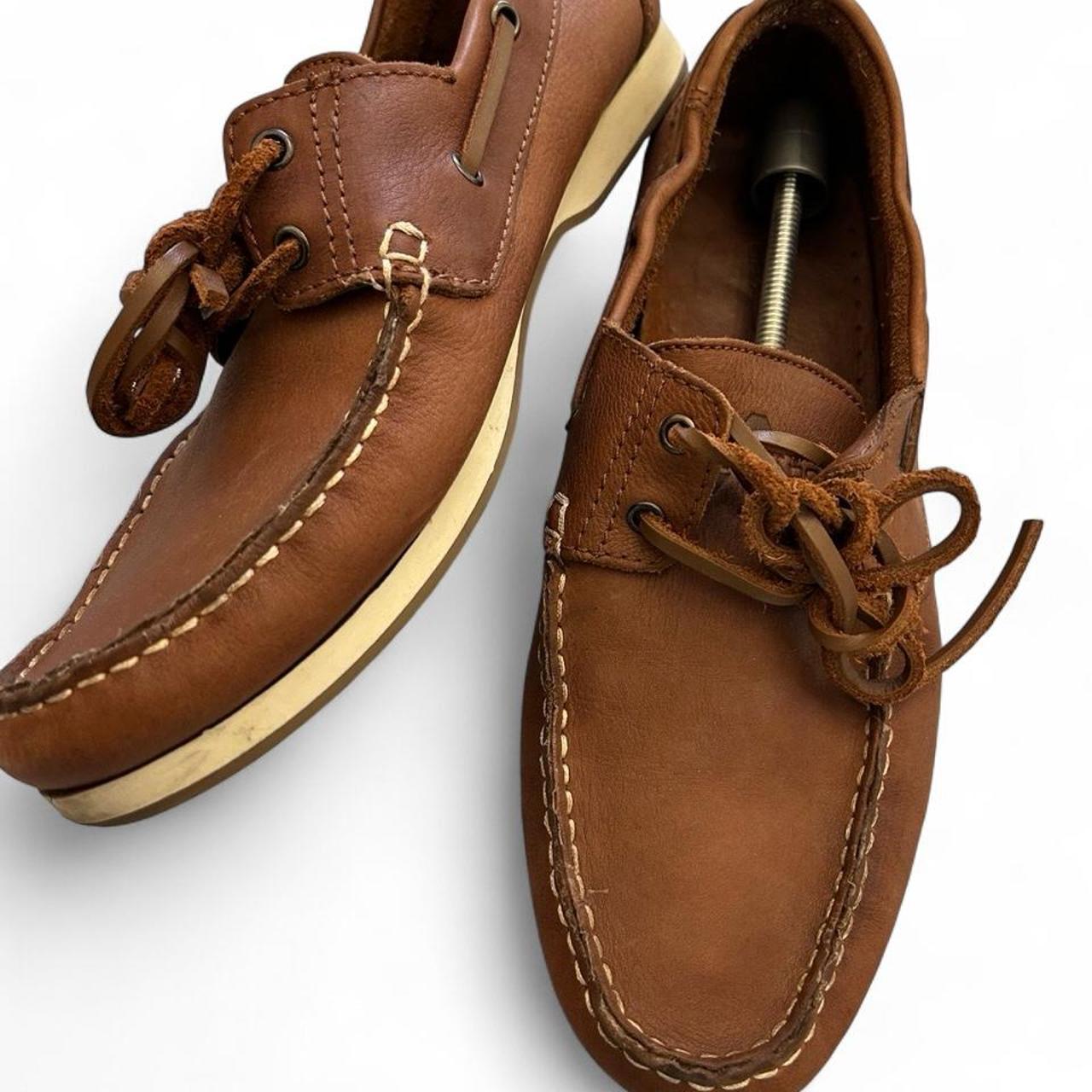 Genesis Colorado Men's Leather Boat Shoes - Image 1