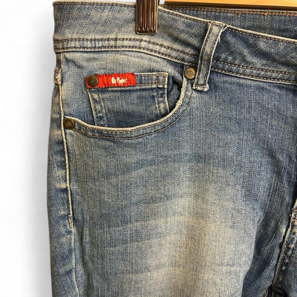 Vintage Lee Cooper Distressed Straight Leg Jeans - Image 2