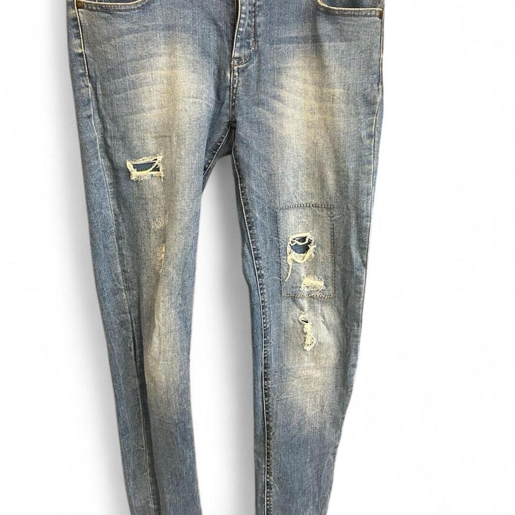 Vintage Lee Cooper Distressed Straight Leg Jeans - Image 3
