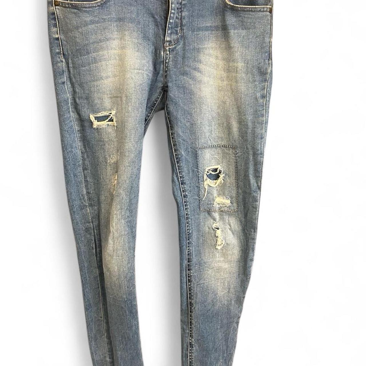 Vintage Lee Cooper Distressed Straight Leg Jeans - Image 3