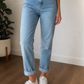 Zara Trafaluc Denimwear Women's Straight Leg Jeans Light Wash - Image 1