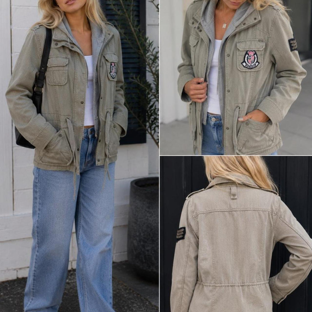 Glassons Women's Utility Military Jacket - Image 1
