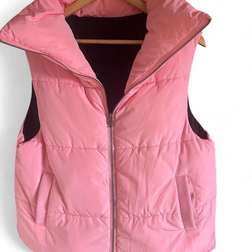Elk Reversible Puffer Vest Pink - Image 2