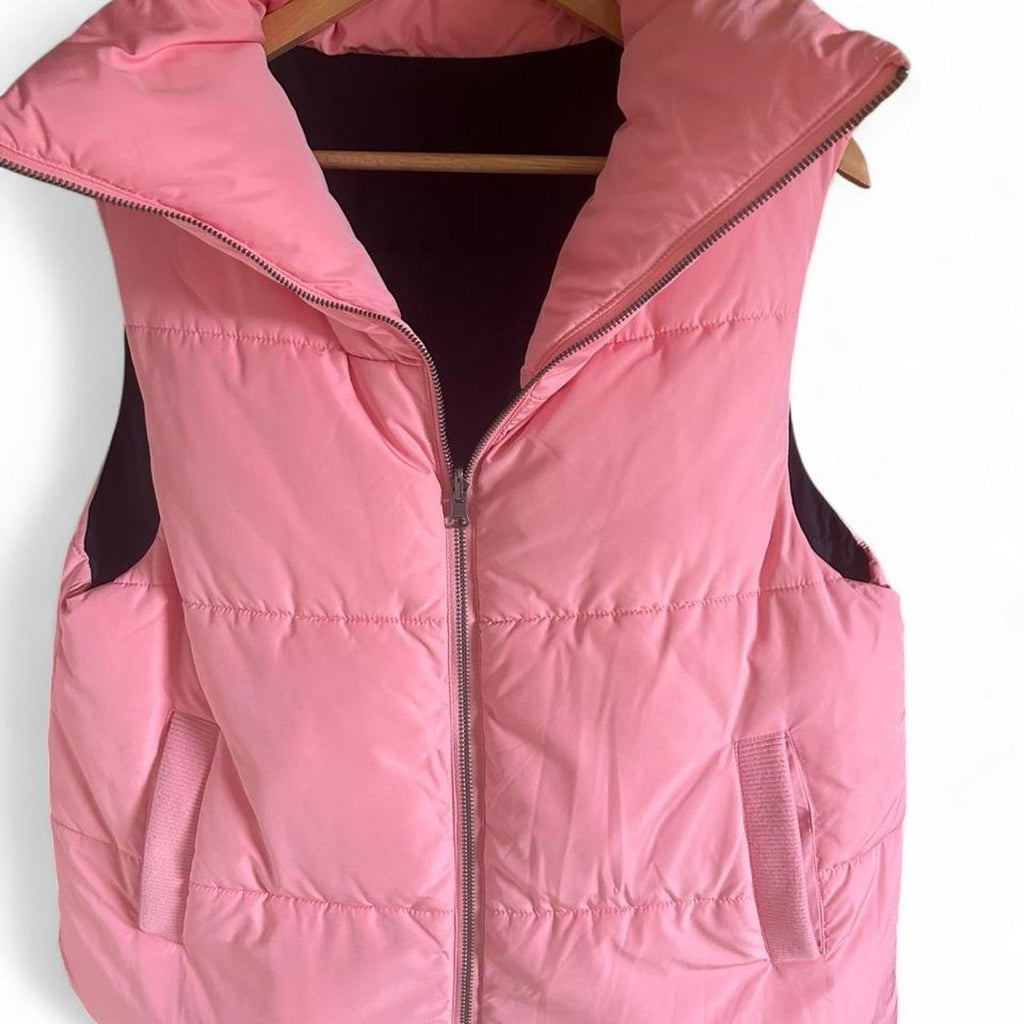 Elk Reversible Puffer Vest Pink - Image 4