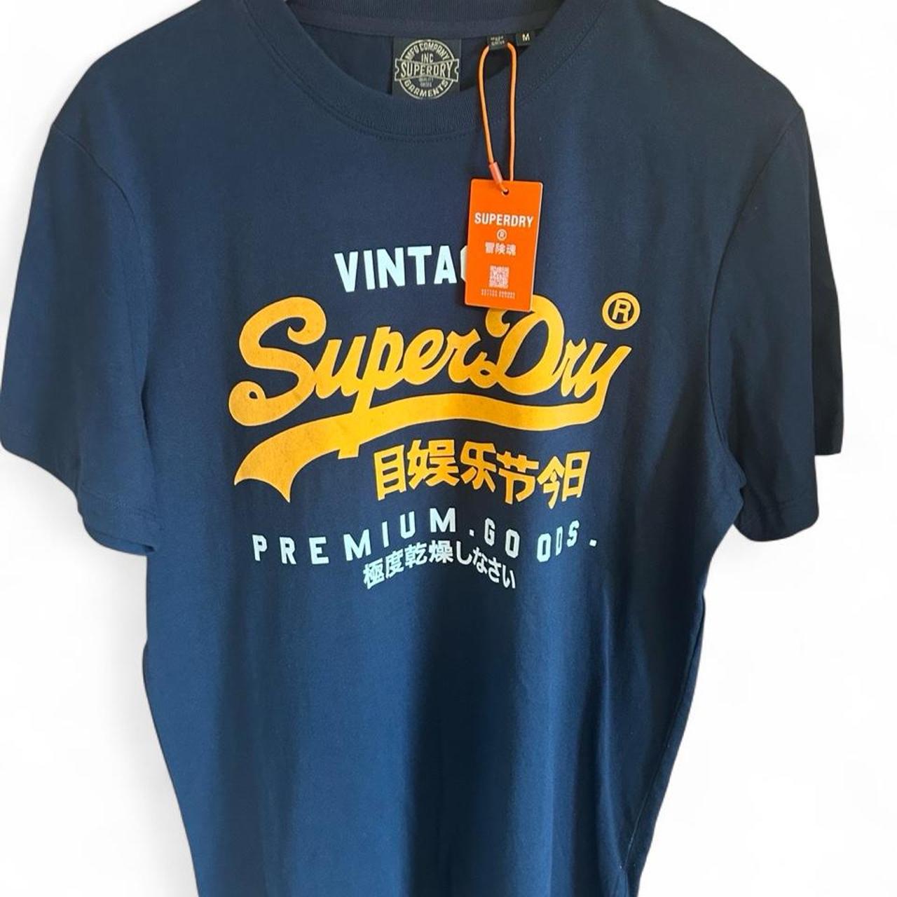 Superdry Vintage Logo Black T-Shirt - Image 1
