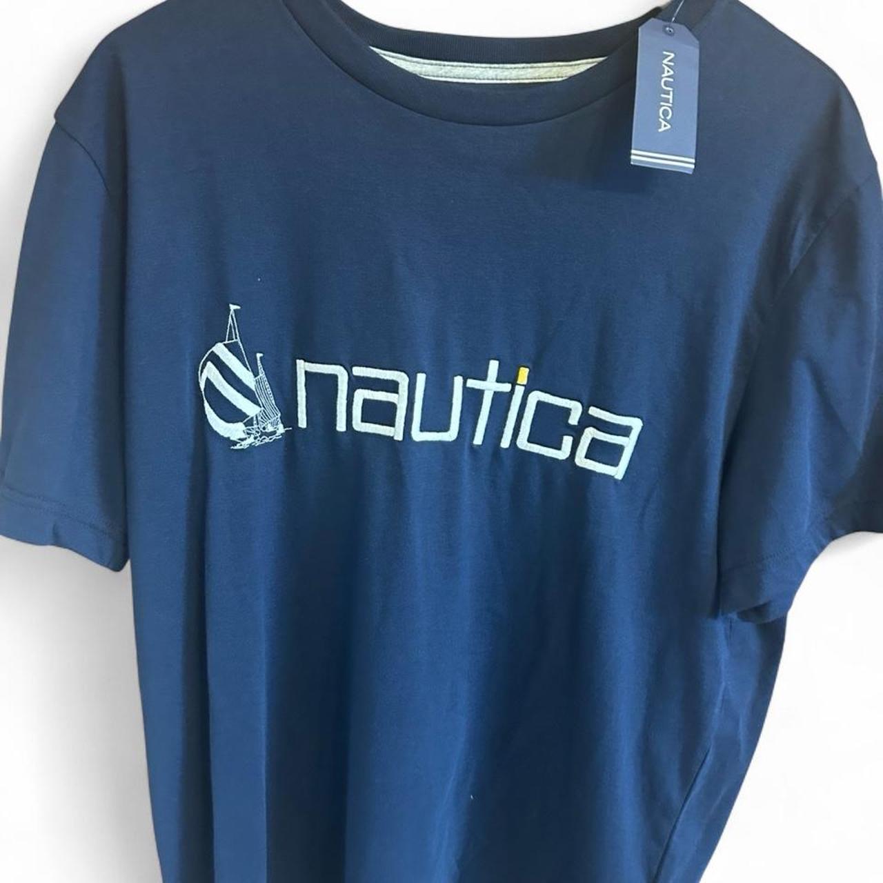 Nautica Men's Embroidered Logo Crew Neck T-Shirt - Image 1