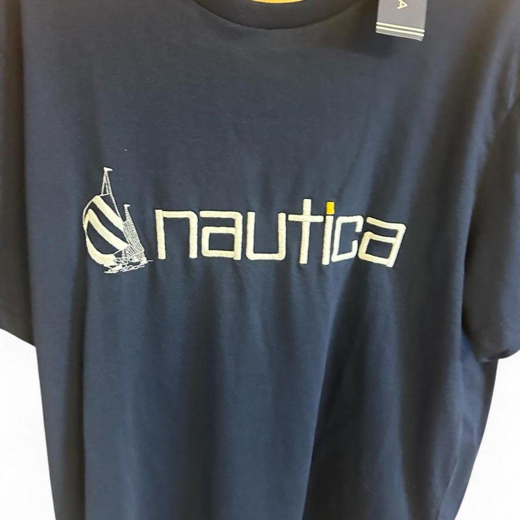 Nautica Men's Embroidered Logo Crew Neck T-Shirt - Image 3