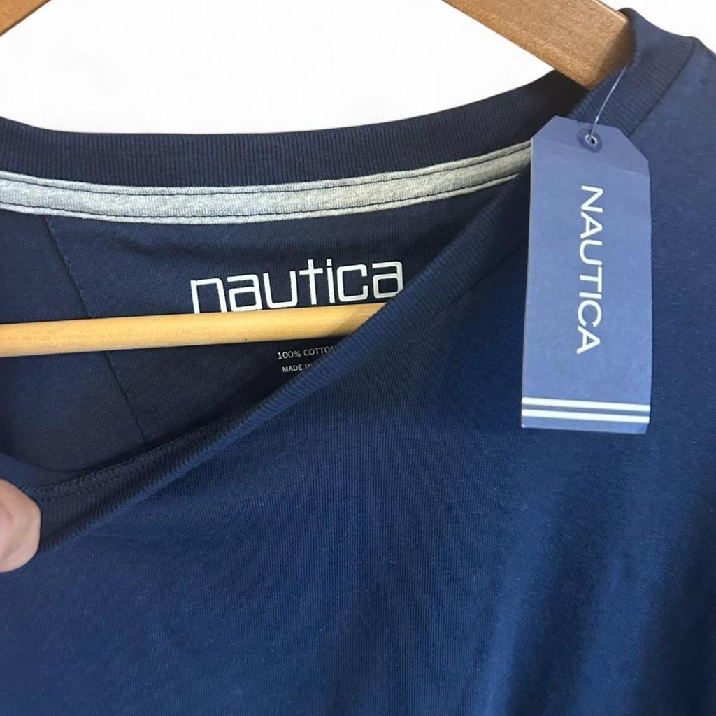 Nautica Men's Embroidered Logo Crew Neck T-Shirt - Image 4
