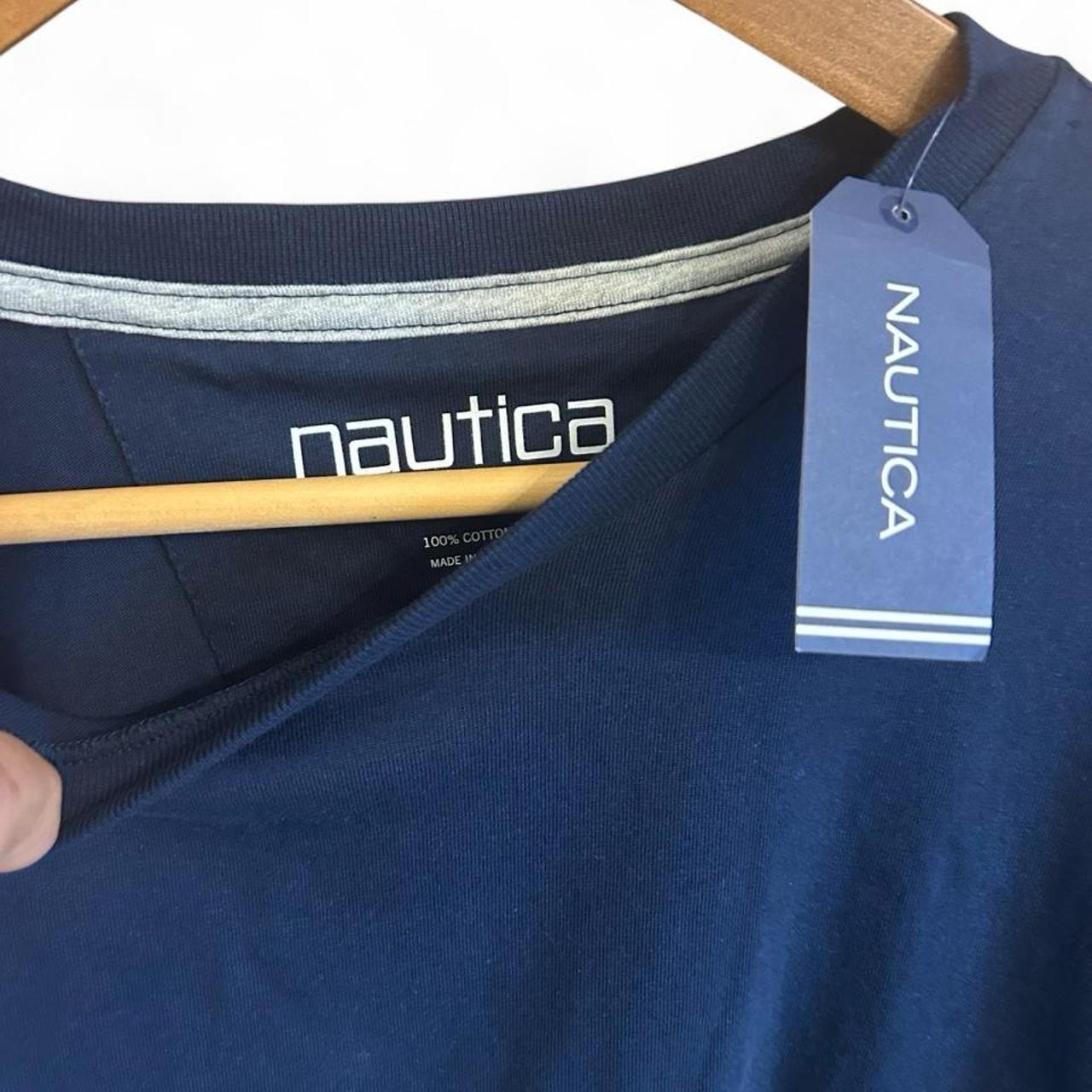 Nautica Men's Embroidered Logo Crew Neck T-Shirt - Image 4