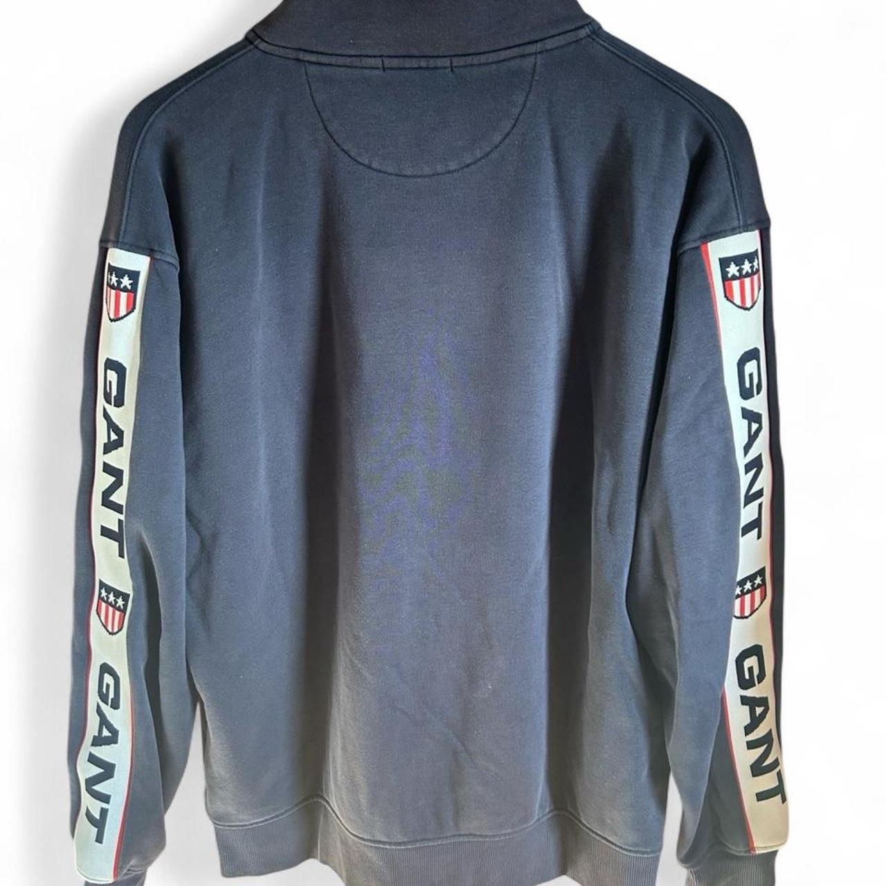 GANT Navy Full Zip Sweatshirt - Image 3