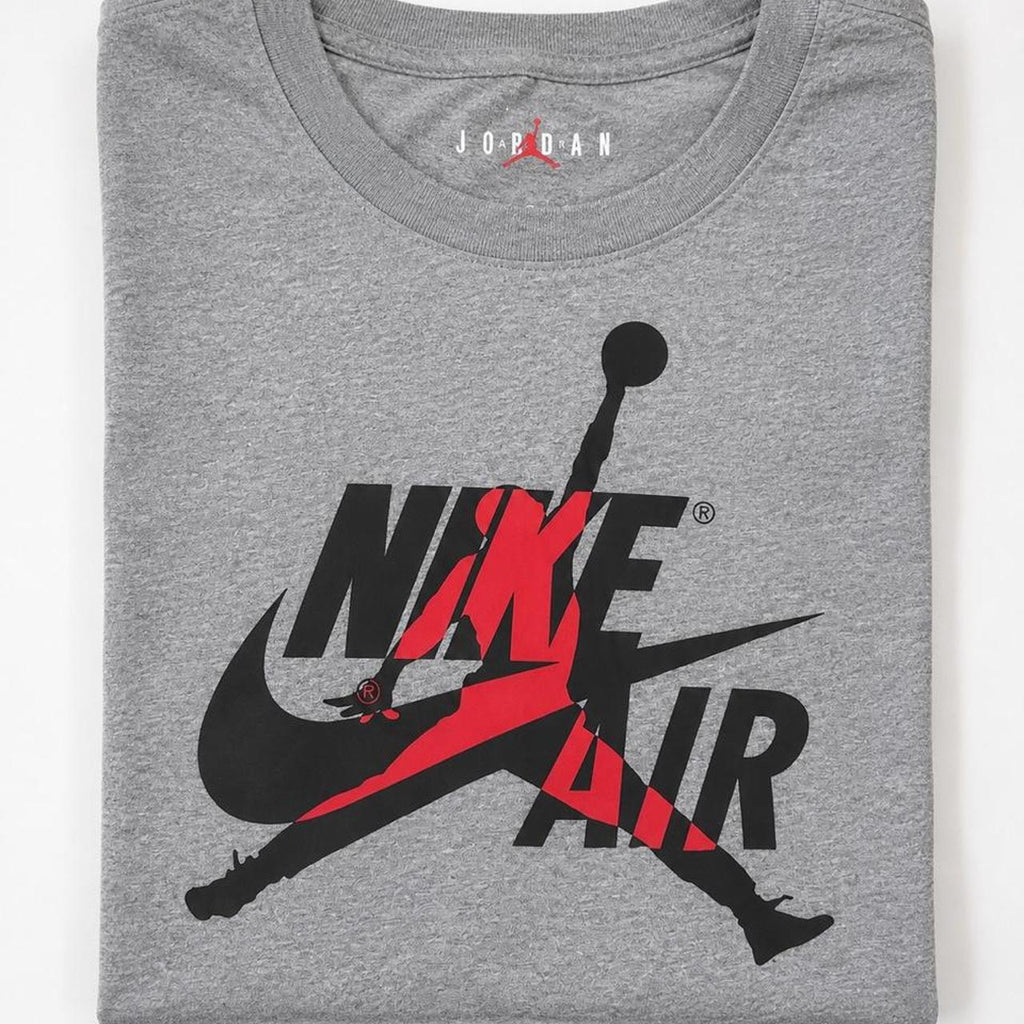 Jordan Air Graphic Short Sleeve T-Shirt Grey - Image 1