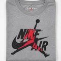 Jordan Air Graphic Short Sleeve T-Shirt Grey - Image 1
