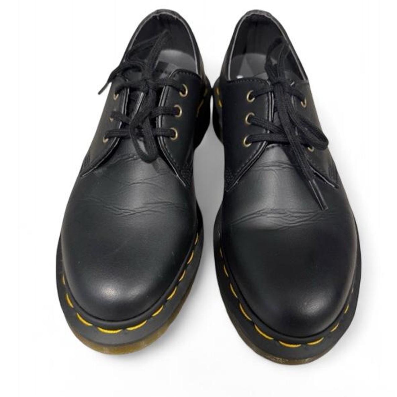 Dr. Martens Vegan 1461 Black Low-Cut Oxford Shoes - Image 1