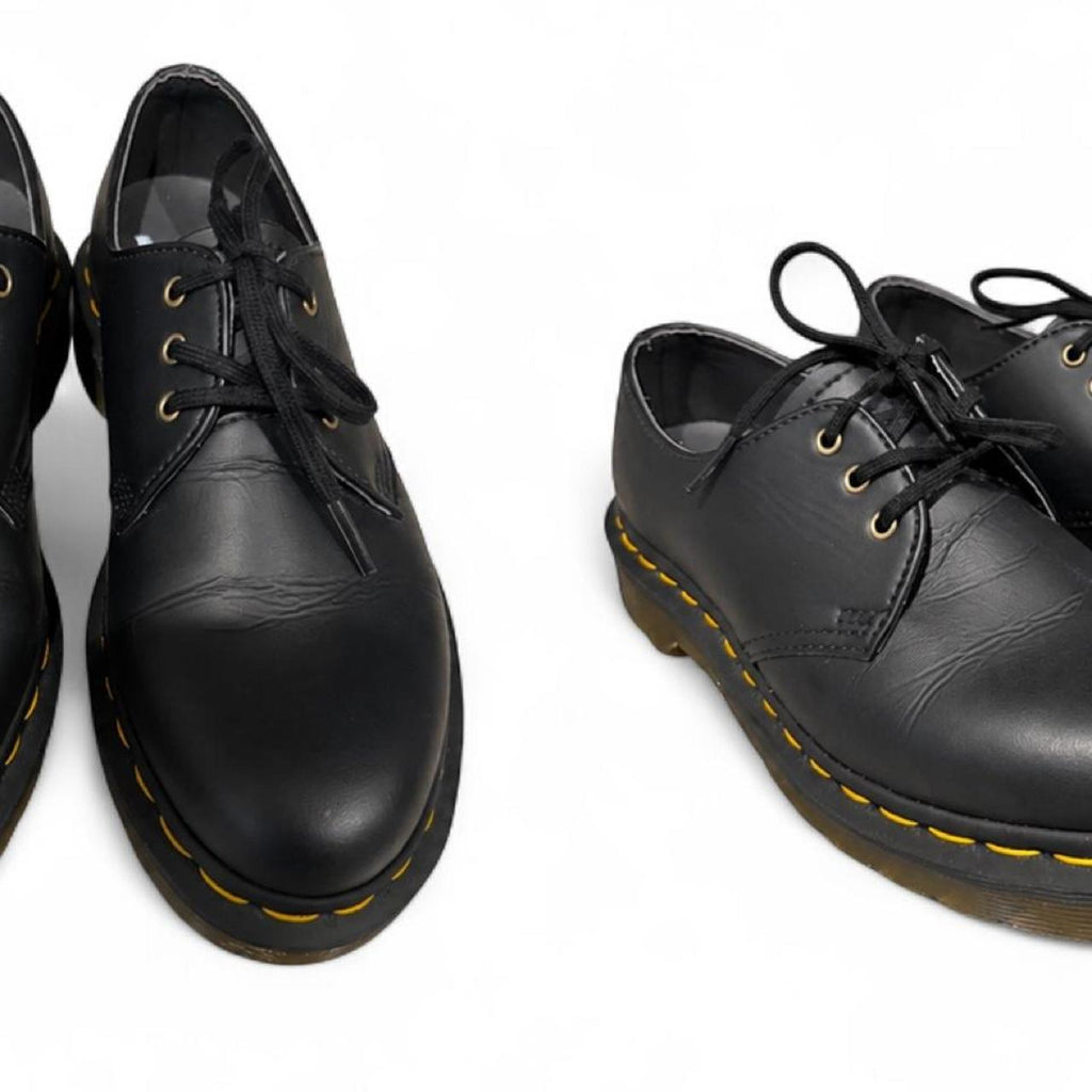 Dr. Martens Vegan 1461 Black Low-Cut Oxford Shoes - Image 3