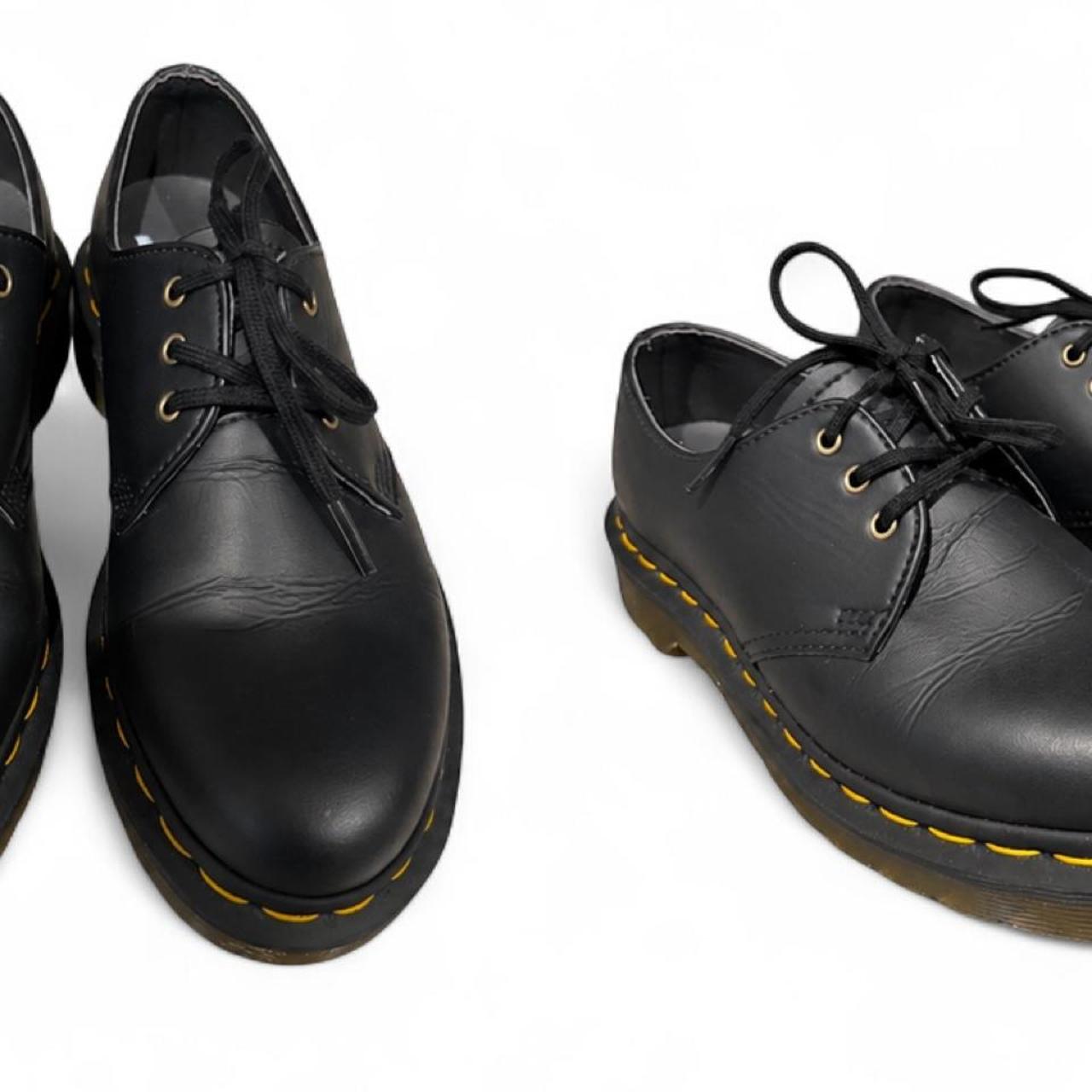 Dr. Martens Vegan 1461 Black Low-Cut Oxford Shoes - Image 3
