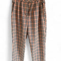 Dotti Women's Check Pattern Trousers - Image 1