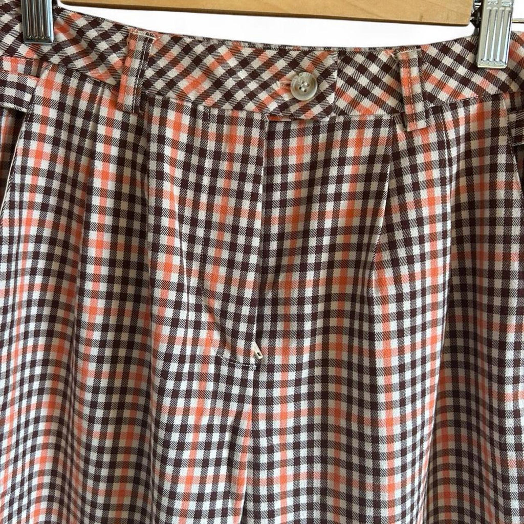Dotti Women's Check Pattern Trousers - Image 2
