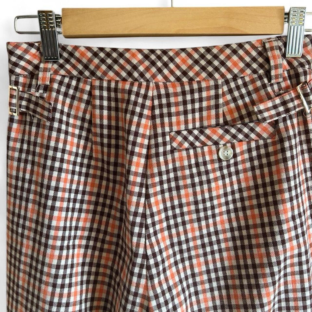 Dotti Women's Check Pattern Trousers - Image 3