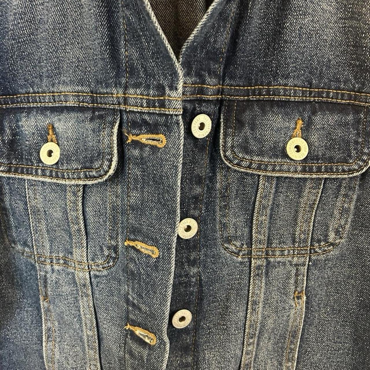Denim & Co. White Denim Jacket - Image 2