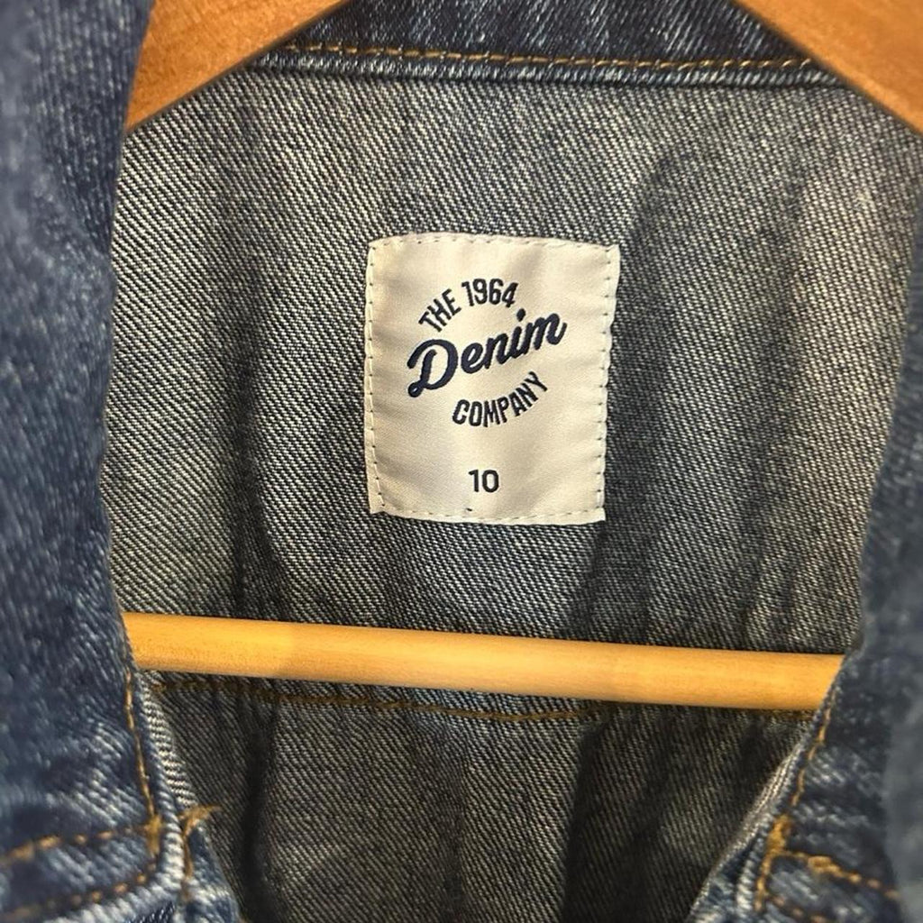 Denim & Co. White Denim Jacket - Image 3
