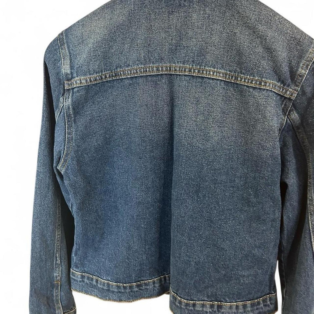 Denim & Co. White Denim Jacket - Image 5