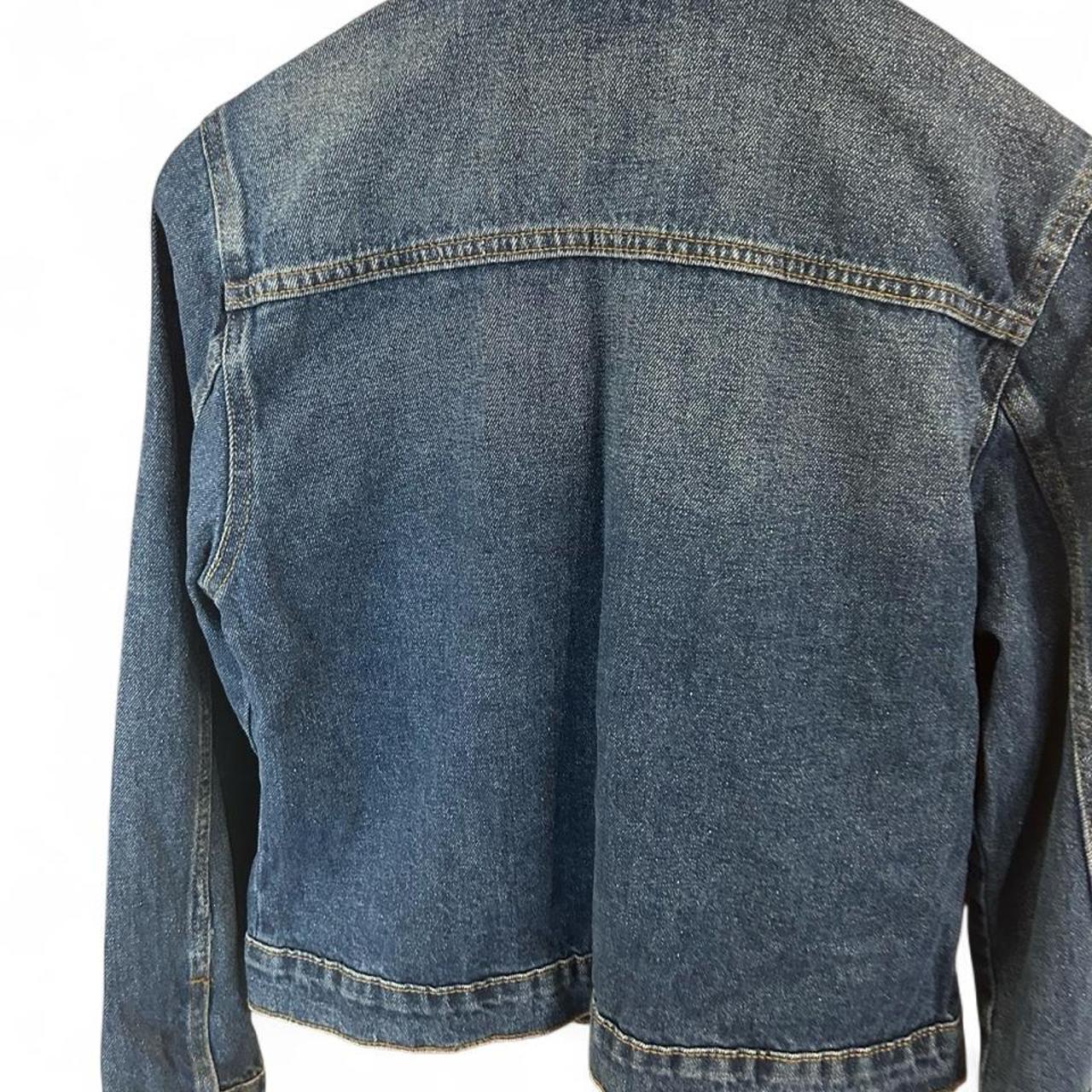 Denim & Co. White Denim Jacket - Image 5
