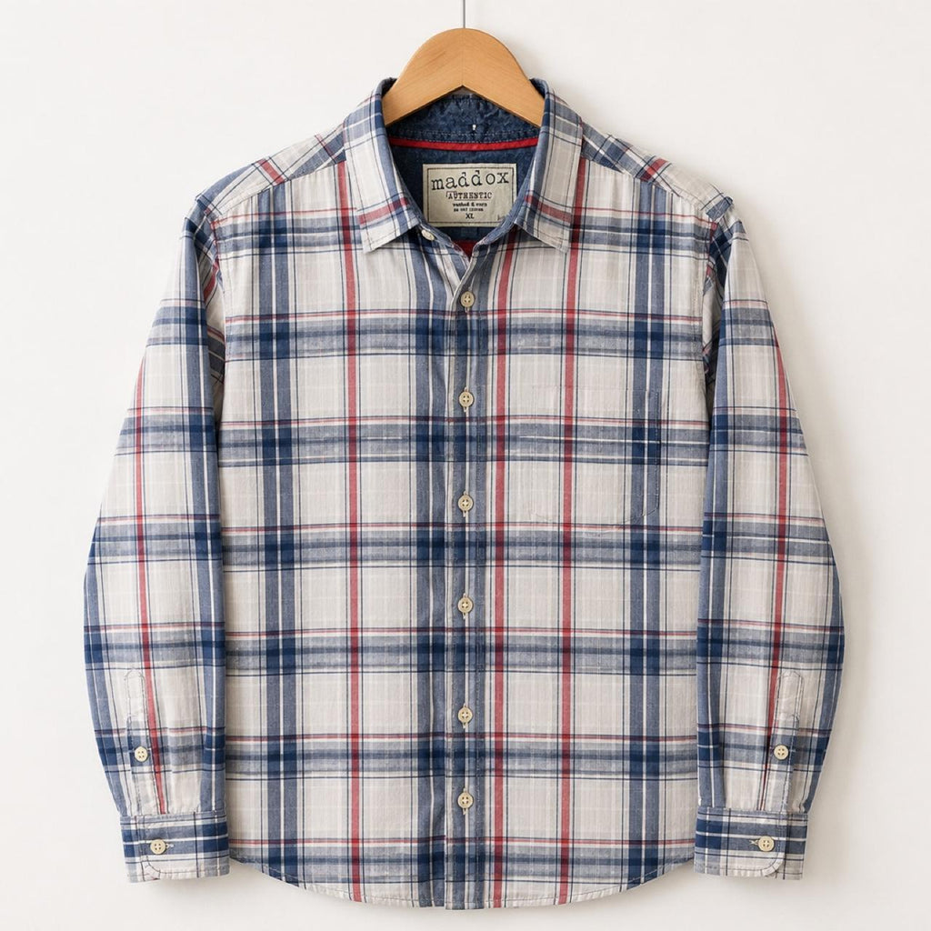 Maddox Authentic Men's Long Sleeve Button-Up Shirt - Image 1