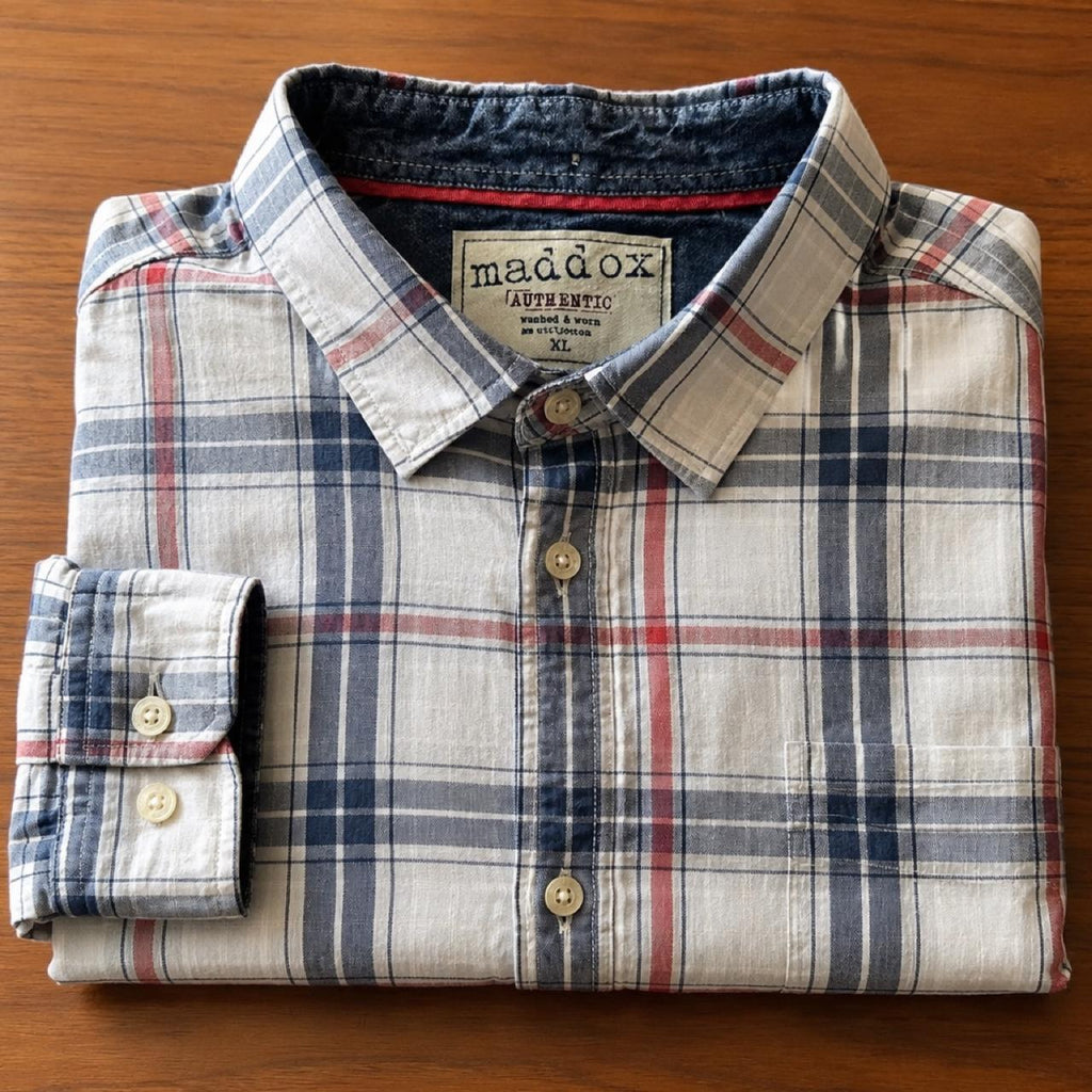Maddox Authentic Men's Long Sleeve Button-Up Shirt - Image 2