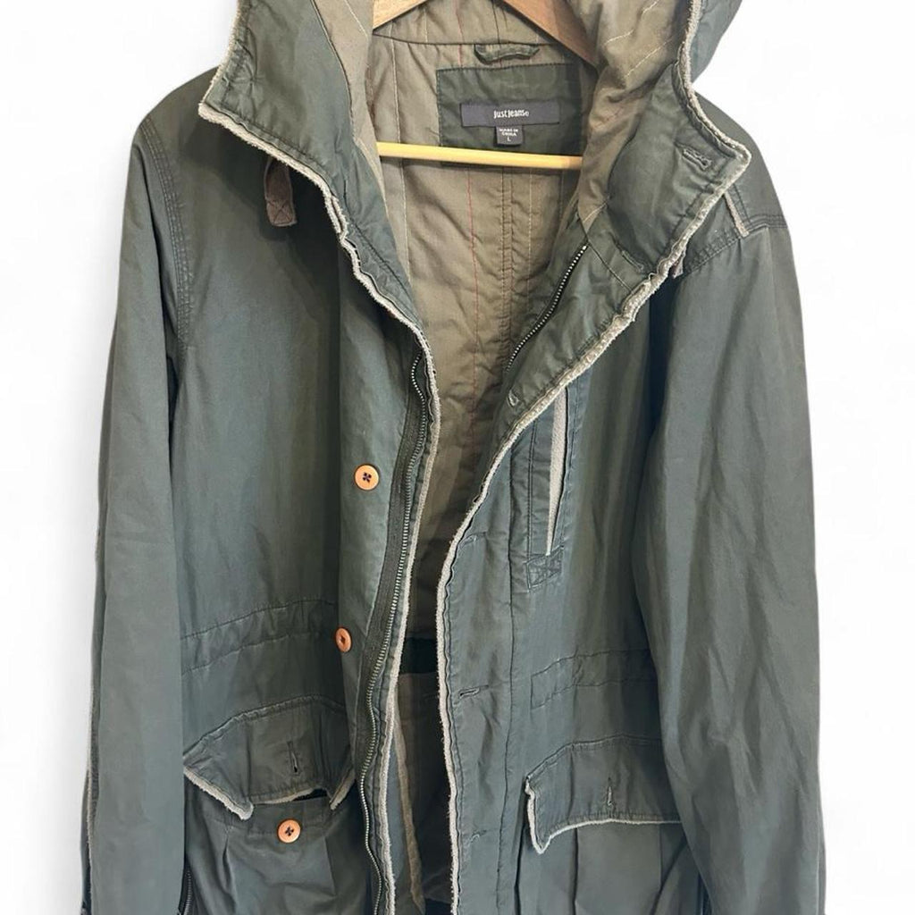 Just Jeans Vintage Padded Hooded Jacket - Image 3