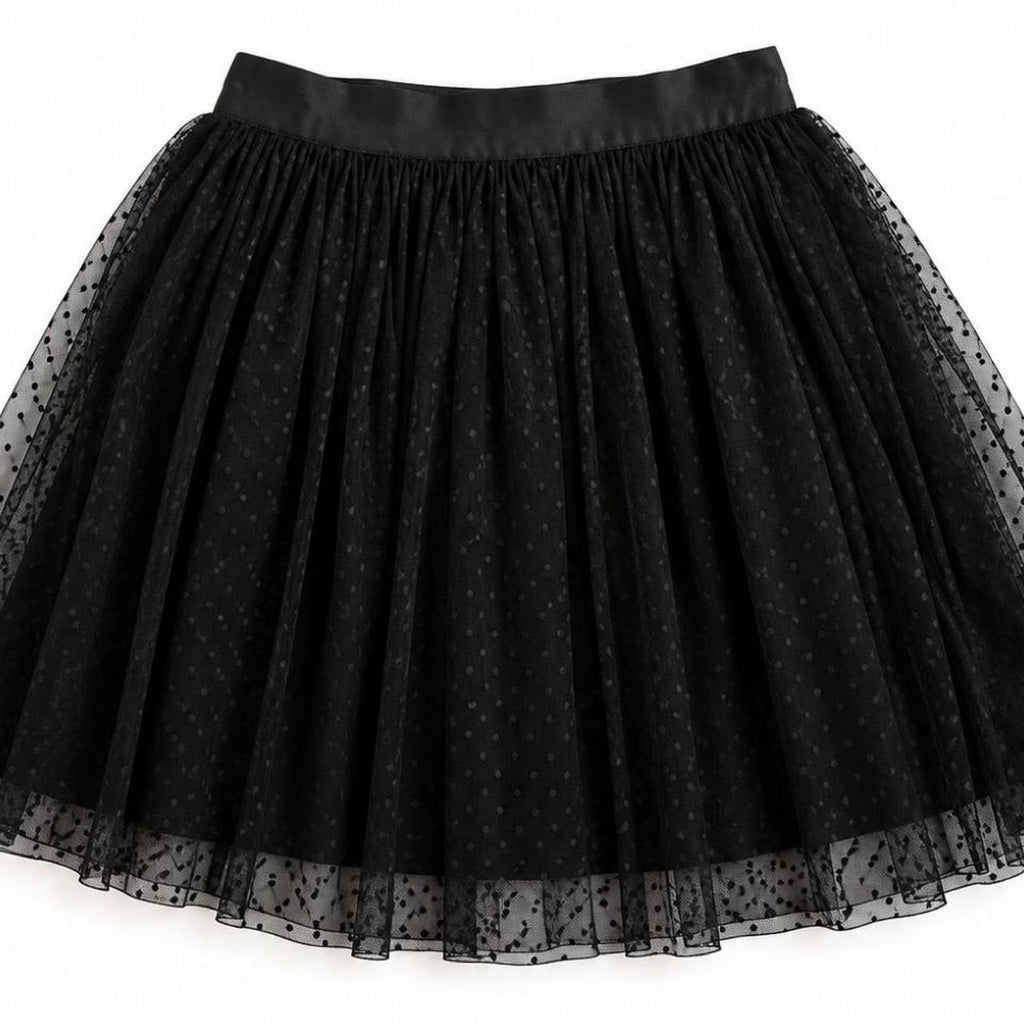 Alannah Hill Black Swiss Dot Tulle Skirt - Image 2