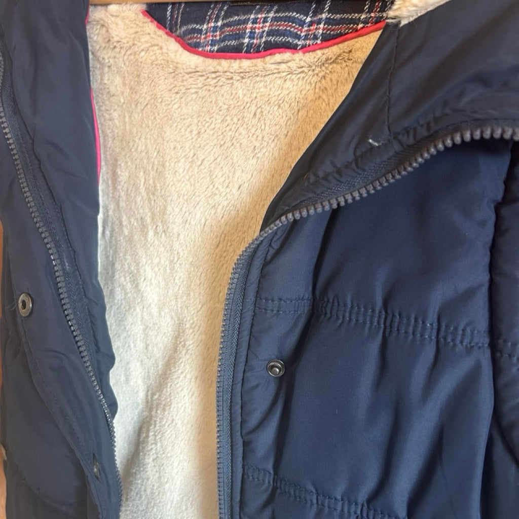 Cotton On Women's Hooded Padded Vest Navy - Image 5